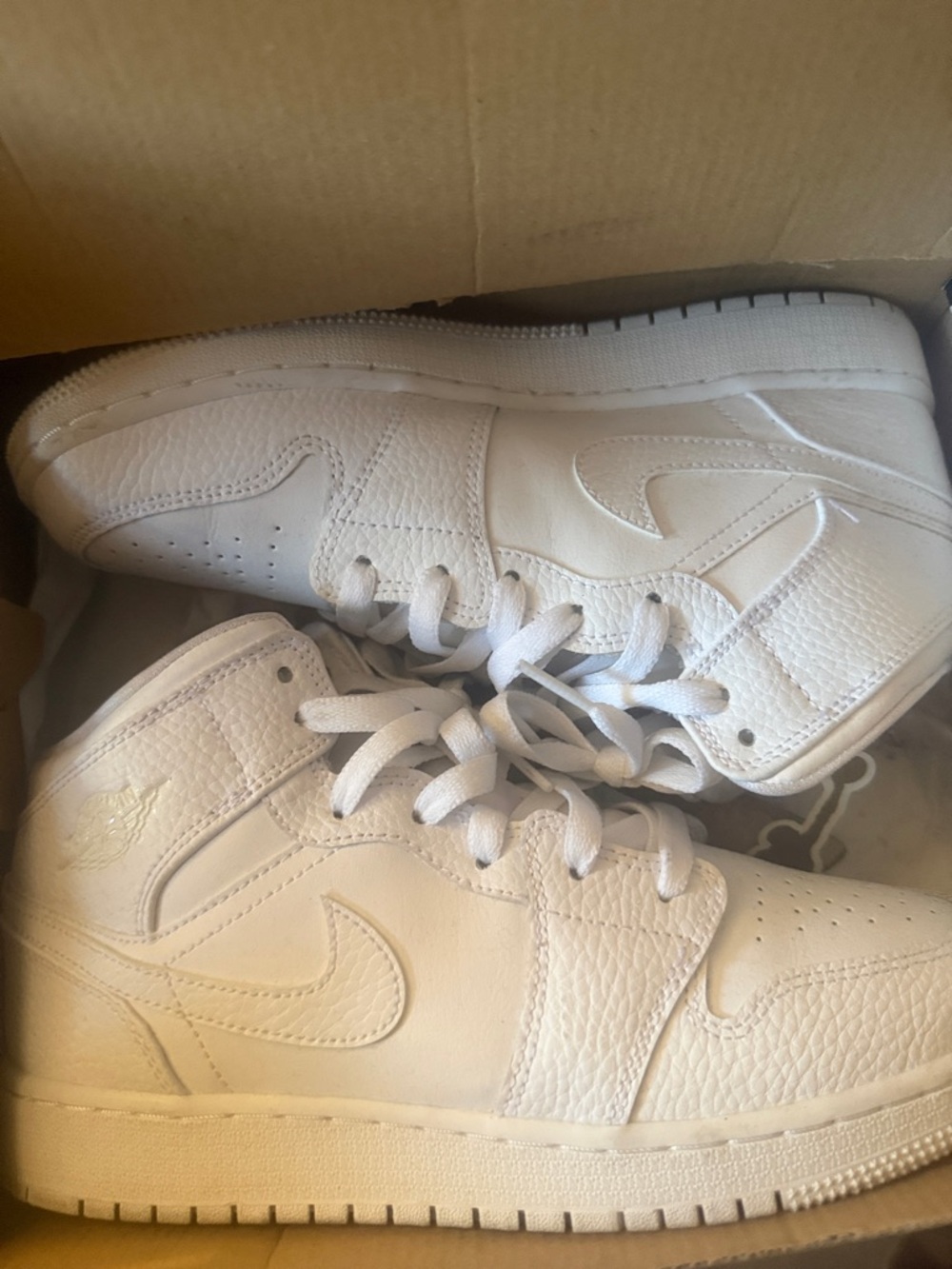 Jordan Air Jordan 1 Mid (GS) in White